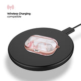 Pink Geometric Marble AirPods Case - Creamcy Cases