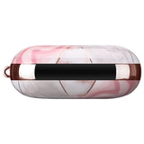 Pink Geometric Marble AirPods Case - Creamcy Cases