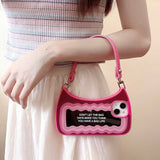 Pink Mirror Handbag iPhone Case - CREAMCY