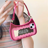 Pink Mirror Handbag iPhone Case - CREAMCY