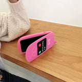 Pink Retro Flip iPhone Case - CREAMCY
