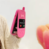 Pink Retro Flip iPhone Case - CREAMCY