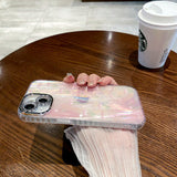 Pink Tulips iPhone Case w/ Crystal Lens Protector - CREAMCY
