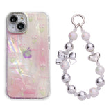 Pink Tulips iPhone Case w/ Crystal Lens Protector - CREAMCY
