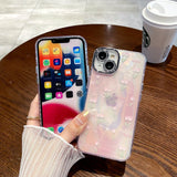 Pink Tulips iPhone Case w/ Crystal Lens Protector - CREAMCY