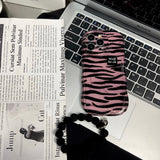 Pink Wavy Leopard iPhone Case - CREAMCY