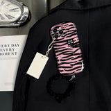 Pink Wavy Leopard iPhone Case - CREAMCY
