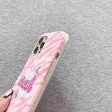 Crush Love | Zebra Print iPhone Case - Creamcy Cases