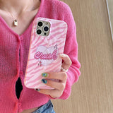 Crush Love | Zebra Print iPhone Case - Creamcy Cases