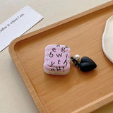 Purple Alphabet AirPods Case - Creamcy Cases