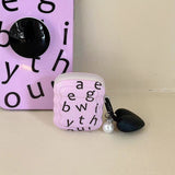 Purple Alphabet AirPods Case - Creamcy Cases
