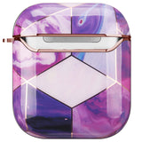 Purple Geode Marble AirPods Case - Creamcy Cases