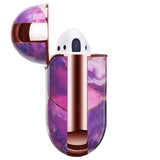 Purple Geode Marble AirPods Case - Creamcy Cases