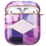 Purple Geode Marble AirPods Case - Creamcy Cases