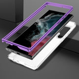 Purple Geometric Marble Samsung Galaxy Case - Creamcy Cases