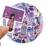 Purple Love Sticker Pack (50 Stickers) - Creamcy Cases