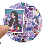 Purple Love Sticker Pack (50 Stickers) - Creamcy Cases