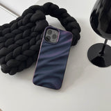 Purple Wave Stripe iPhone Case - Creamcy Cases
