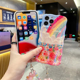 Rainbow Floral Market iPhone Case - CREAMCY