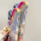 Rainbow Floral Market iPhone Case - CREAMCY
