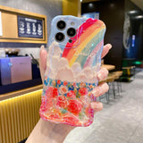 Rainbow Floral Market iPhone Case - CREAMCY