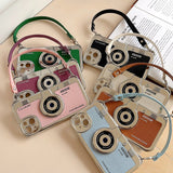 Retro Chic Camera Handbag iPhone Case - CREAMCY