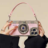 Retro Chic Camera Handbag iPhone Case - CREAMCY
