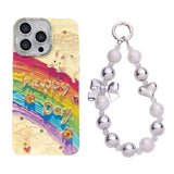 Retro Oil Painting Rainbow iPhone Case - CREAMCY