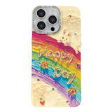Retro Oil Painting Rainbow iPhone Case - CREAMCY