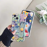 Retro Oil Painting Summer Floral iPhone Case - Creamcy Cases