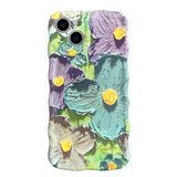Retro Oil Painting Summer Floral iPhone Case - Creamcy Cases