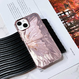 Rose Gold Laser Butterfly iPhone Case - CREAMCY