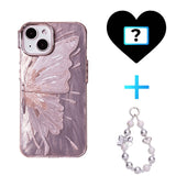 Rose Gold Laser Butterfly iPhone Case - CREAMCY