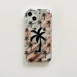 Summer Palm Trees iPhone Case - Creamcy Cases