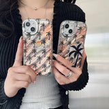 Summer Palm Trees iPhone Case - Creamcy Cases