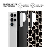 Taichi Checkers Samsung Galaxy Case - Creamcy Cases