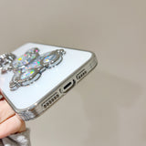 Transparent Electroplating Glitter Bear iPhone Case - Creamcy Cases