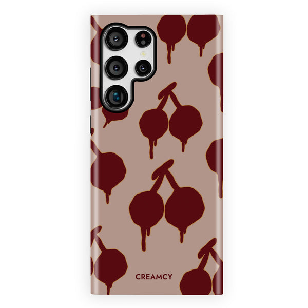 Vivid Red Cherry Samsung Galaxy Case - CREAMCY