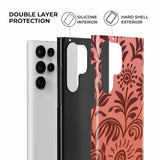 Coque Samsung Galaxy rouge vif cerise 