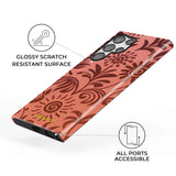 Coque Samsung Galaxy rouge vif cerise 