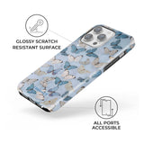 Lunar Veil Butterfly iPhone Case