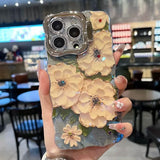 Retro Oil Painting Spring Peony iPhone Case