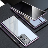 Anti-Peep Magnetic Samsung Galaxy Case with Privacy Screen Protector