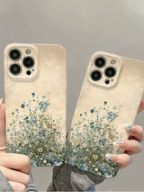 Vintage Distressed Floral Oil Painting Art iPhone Case