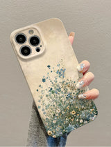 Vintage Distressed Floral Oil Painting Art iPhone Case