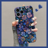 Elegant Hand Drawn Floral Vintage Aesthetic iPhone Case