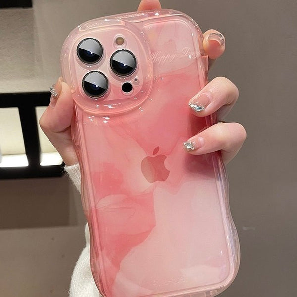 iPhone - 小雨‼️ Airbag Pink Wave iPhone Case - Creamcy.com – CREAMCY