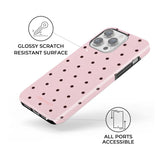 Baby Pink Dot iPhone Case - CREAMCY