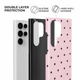Baby Pink Dot Samsung Galaxy Case - CREAMCY