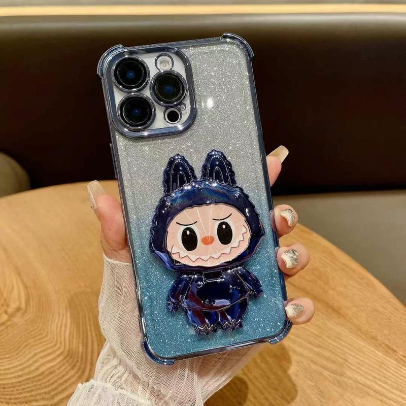 Bling Bling 3D Labubu iPhone Case - CREAMCY